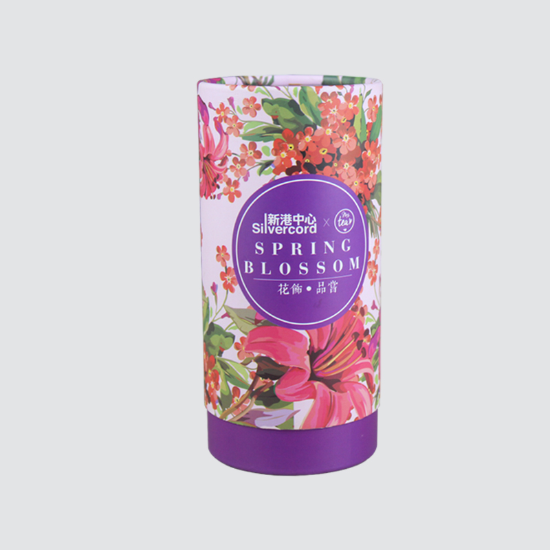 Custom Food Packaging Cylinder Gift  Box