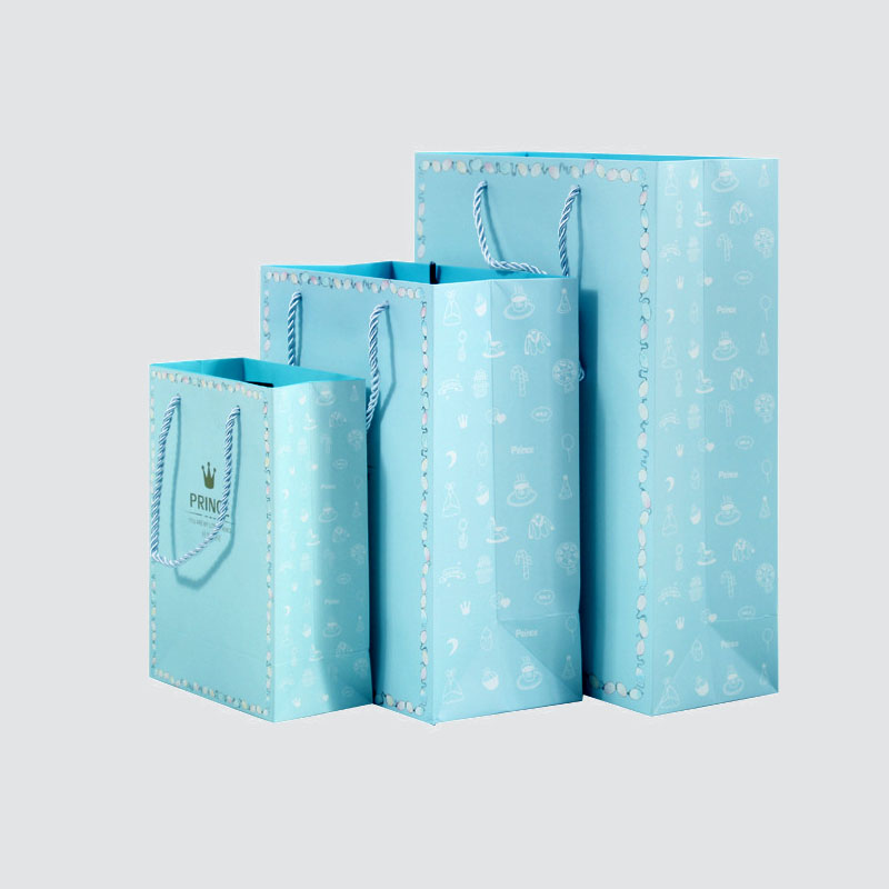 Custom shopping gift paper bag
