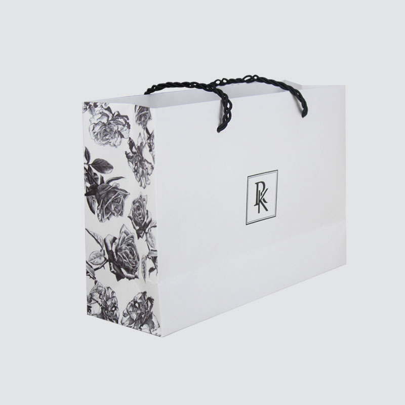 Custom shopping gift paper bag with handle